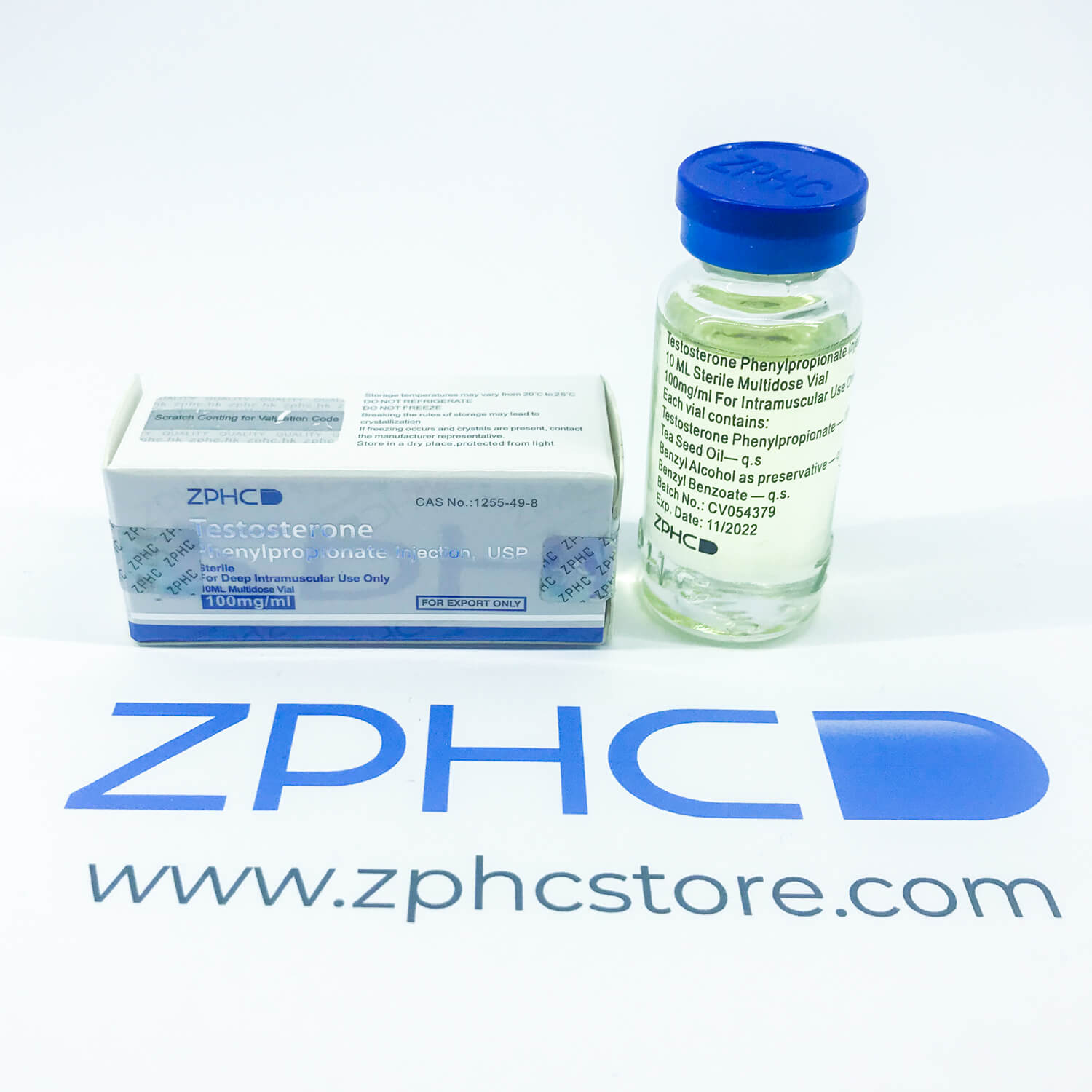 Testosterone Phenylpropionate ZPHC 100 мг/мл — оригинальный флакон 10 мл
